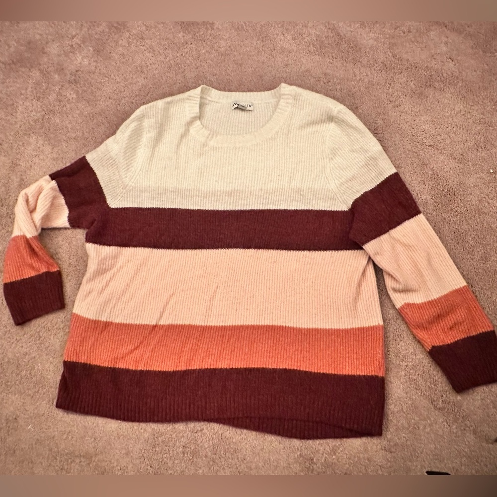 Ava&Viv Striped Sweater